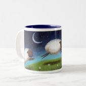 Zählung der Schaf-Tasse Zweifarbige Tasse (Vorderseite Links)