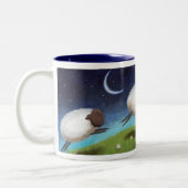 Zählung der Schaf-Tasse Zweifarbige Tasse (Links)