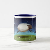 Zählung der Schaf-Tasse Zweifarbige Tasse (Mittel)