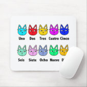 Zählung der spanischen Katzen Mousepad (Mit Mouse)