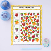 ZÄHLUNG DES ARBEITSBLATTS FÜR KINDER FLYER (Einzeln)