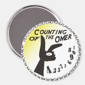 Zählung des Omers Magnet (Vorderseite/Rückseite)