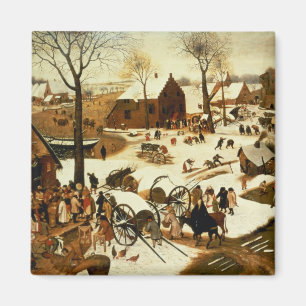 Zählung in Bethlehem, c.1566 Magnet
