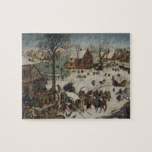 Zählung in Bethlehem durch Pieter Bruegel Puzzle