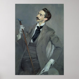 Zählung Robert de Montesquiou 1897 Poster