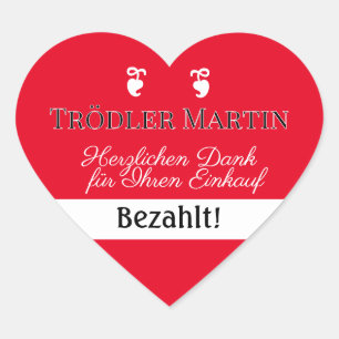 Zahlung   Sticker Flohmarkt Verkauf Helferlein