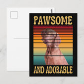 ZAHLUNG UND ANGENEHM POSTKARTE (Vorne/Hinten)