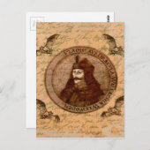 Zählung Vlad Dracula Postkarte (Vorne/Hinten)