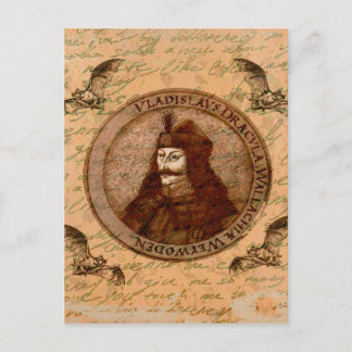 Zählung Vlad Dracula Postkarte