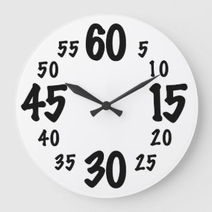 Zählung von Fives Große Wanduhr