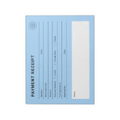 Zahlungsbeleg Geschäft-Logo Notizblock (Rotiert)