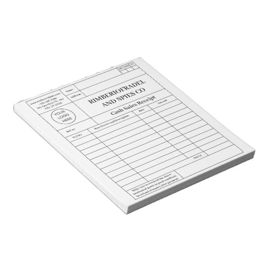 Zahlungseingang Notizblock (angewinkelt)