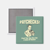 Zahlungskontrollen: Sinn für Spaß Magnet (Vorderseite/Rückseite)