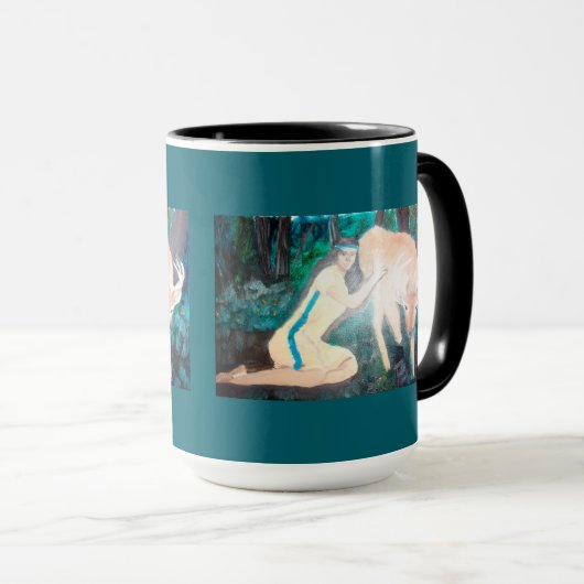 Zahm Tasse Hirsch (VorderseiteRechts)