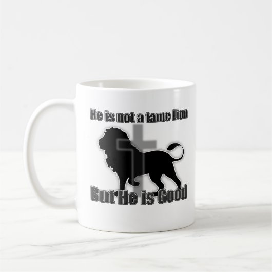 Zahmer Löwe Kaffeetasse (Links)