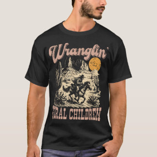Zähmung wilder Kinder Waschbär 90er Western T-Shirt