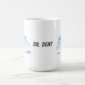 Zahn Design Zahn und Zahnbürste Kaffeetasse (Mittel)