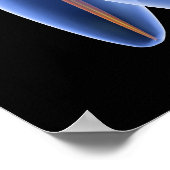 Zahn, durchsichtiger Querschnitt eines Molars Poster (Ecke)