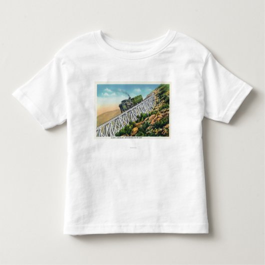 Zahn-Eisenbahn Mt Washington, Jakobs Leiter Kleinkind T-shirt (Vorderseite)