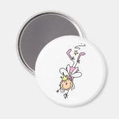 Zahn-Fairy auf dem Job-Magnet Magnet (Vorderseite/Rückseite)