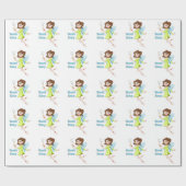 Zahn-Fee-Andenken ~ eine niedliche kleine neue Geschenkpapier (Flach)