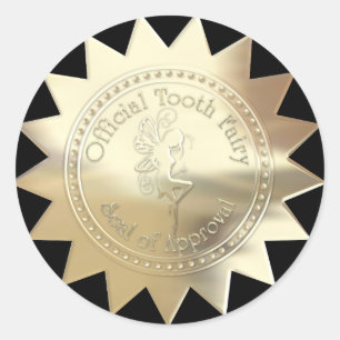 Zahn-Fee-Aufkleber - SRF Runder Aufkleber