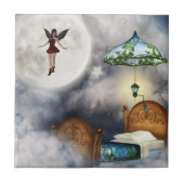 Zahn-Fee Fliese oder Trivet (Vorderseite)