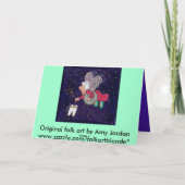 Zahn-Fee - Grußkarte Karte (Rückseite)