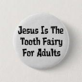 Zahn-Fee Jesus Button (Vorderseite)