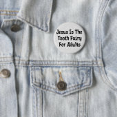 Zahn-Fee Jesus Button (Beispiel)