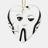 Zahn-Fee Keramik Ornament (Links)