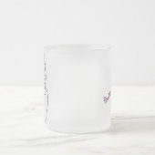 Zahn-Fee sitzt auf einer Zahn-Tasse Mattglastasse (Mittel)