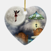 Zahn-Fee-Verzierung Keramik Ornament (Hinten)