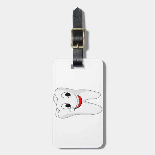 Zahn Gepäckanhänger (Vorderseite vertikal)