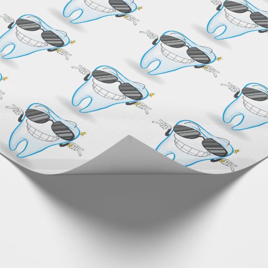Zahn Geschenkpapier (Ecke)