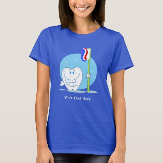 Zahn (kundengerecht) T-Shirt (Vorderseite)