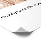 Zahn-Poster Poster (Ecke)