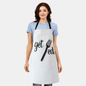 Zahn Schürze (Getragen)