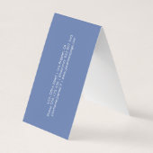 Zahn-Verabredungskarte des Zahnarztes lächelnde Visitenkarten (Rückseite)