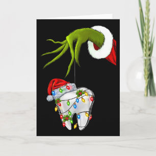 Zahn Zahnarzt Dental Sofortzähne Weihnachten Xmas  Karte