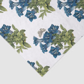 Zahnan-Blume mit Schmetterlingsmuster Seidenpapier (Ausschnitt)