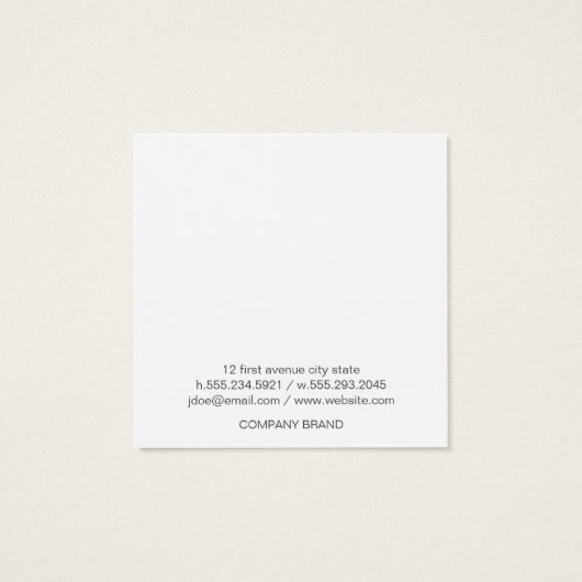 Zahnarzt (Rückseite)