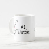 Zahnarzt #1 kaffeetasse (Vorderseite Links)