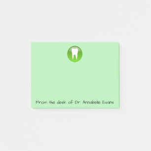 Zahnarzt-Anmerkungen Post-it Klebezettel