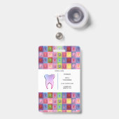 Zahnarzt Ausweis (Vorderseite mit Ausziehbar)