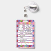 Zahnarzt Ausweis (Rückseite mit Ausziehbar)