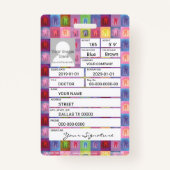 Zahnarzt Ausweis (Rückseite)