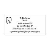 Zahnarzt | BERUFLICH Gummistempel (Prägung)