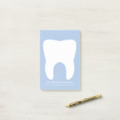 Zahnarzt-Büro-persönlicher Notizblock (Auf Schreibtisch)