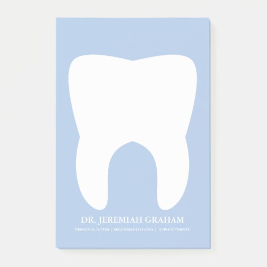 Zahnarzt-Büro-persönlicher Notizblock (Vorderseite)
